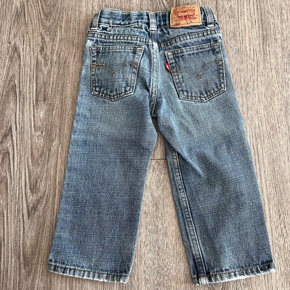 Levi’s toddler blue denim jeans size 2T - Picture 6 of 9